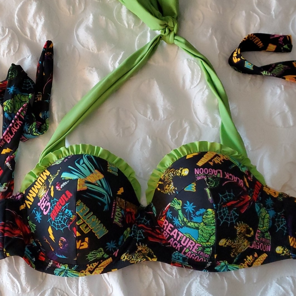 Universal  Monsters Bikini Top